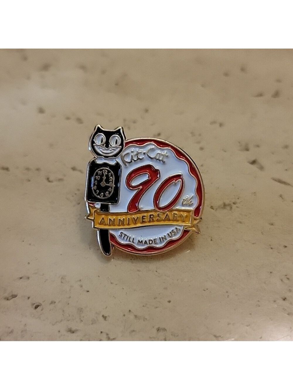 Kit-Cat Klock 90th Anniversary enamel pin